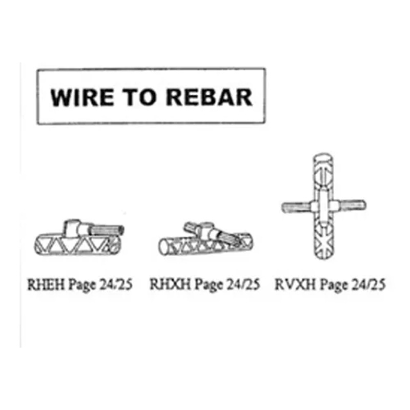 Permaweld Exothermic Mould Wire to Rebar Connection – Model: RHEH, RHXH, RVXH