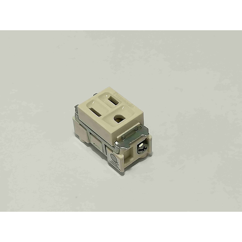 Single Receptacle Parallel Outlet with Ground