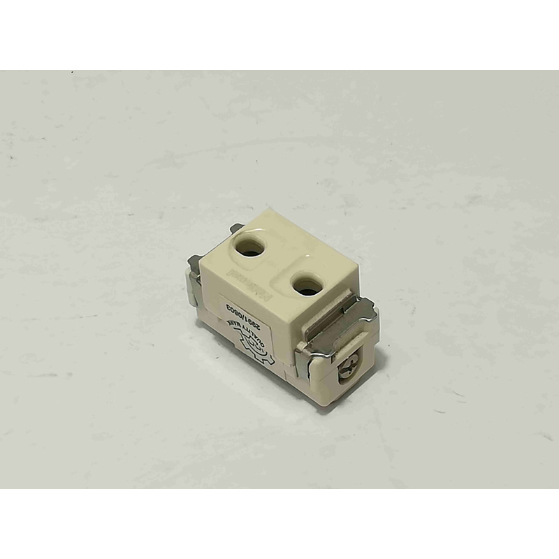 Single Receptacle Round Outlet without Ground